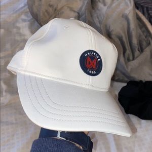 White Nautica Hat